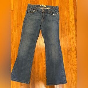 GAP Women's Wide Leg Jeans in Denim Blue